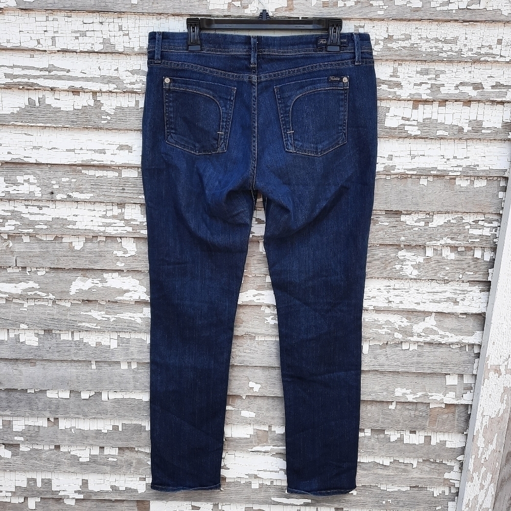 🌟 FIDELITY Blue Viper Rinse Stevie Straight Leg Jeans size 32